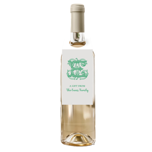 Initial Wine Tag