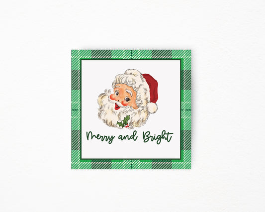 Merry and Bright Santa